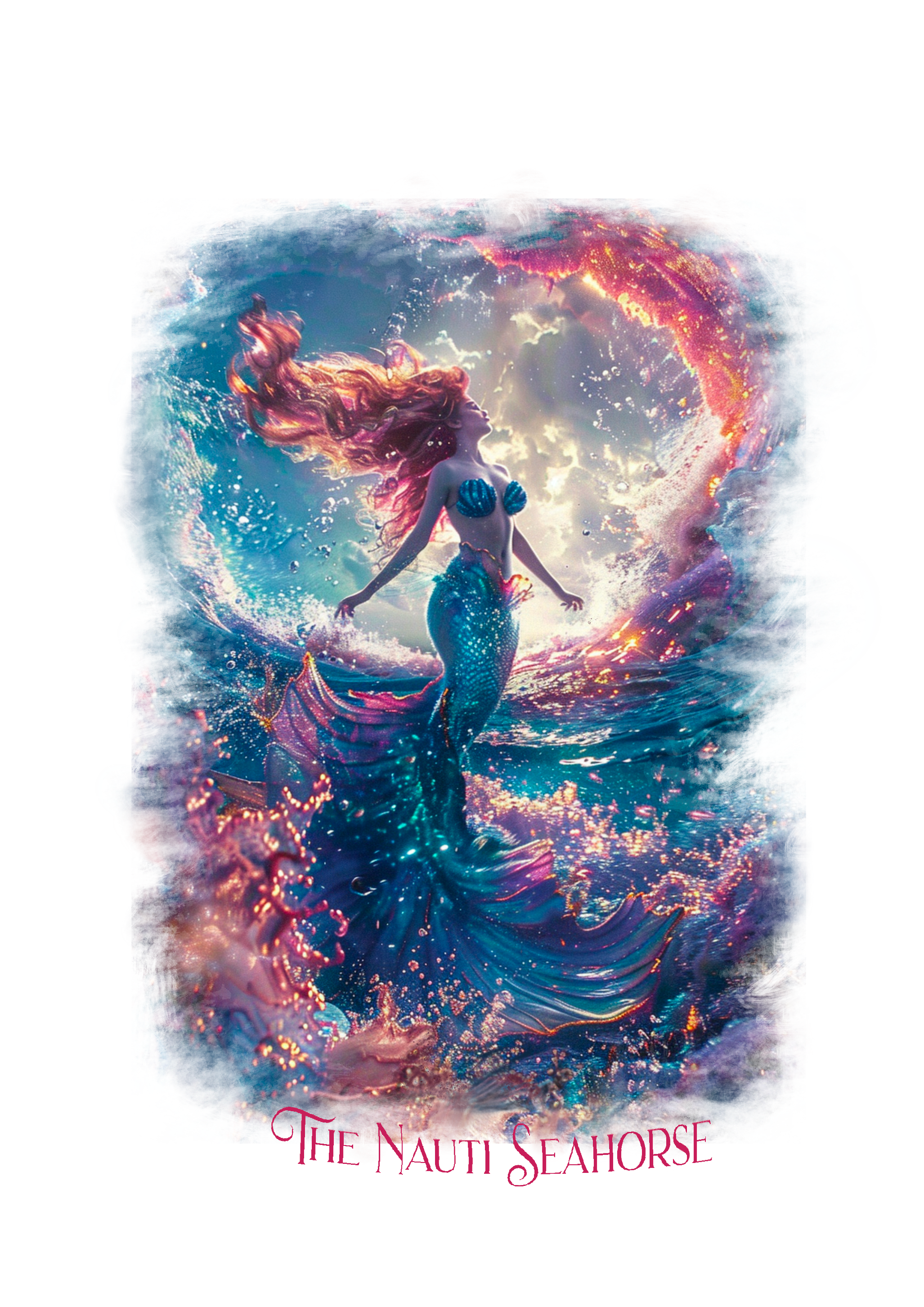 Mermaid Seascape Sticker