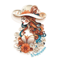 Fancy Cowgirl Sticker, Western Decal