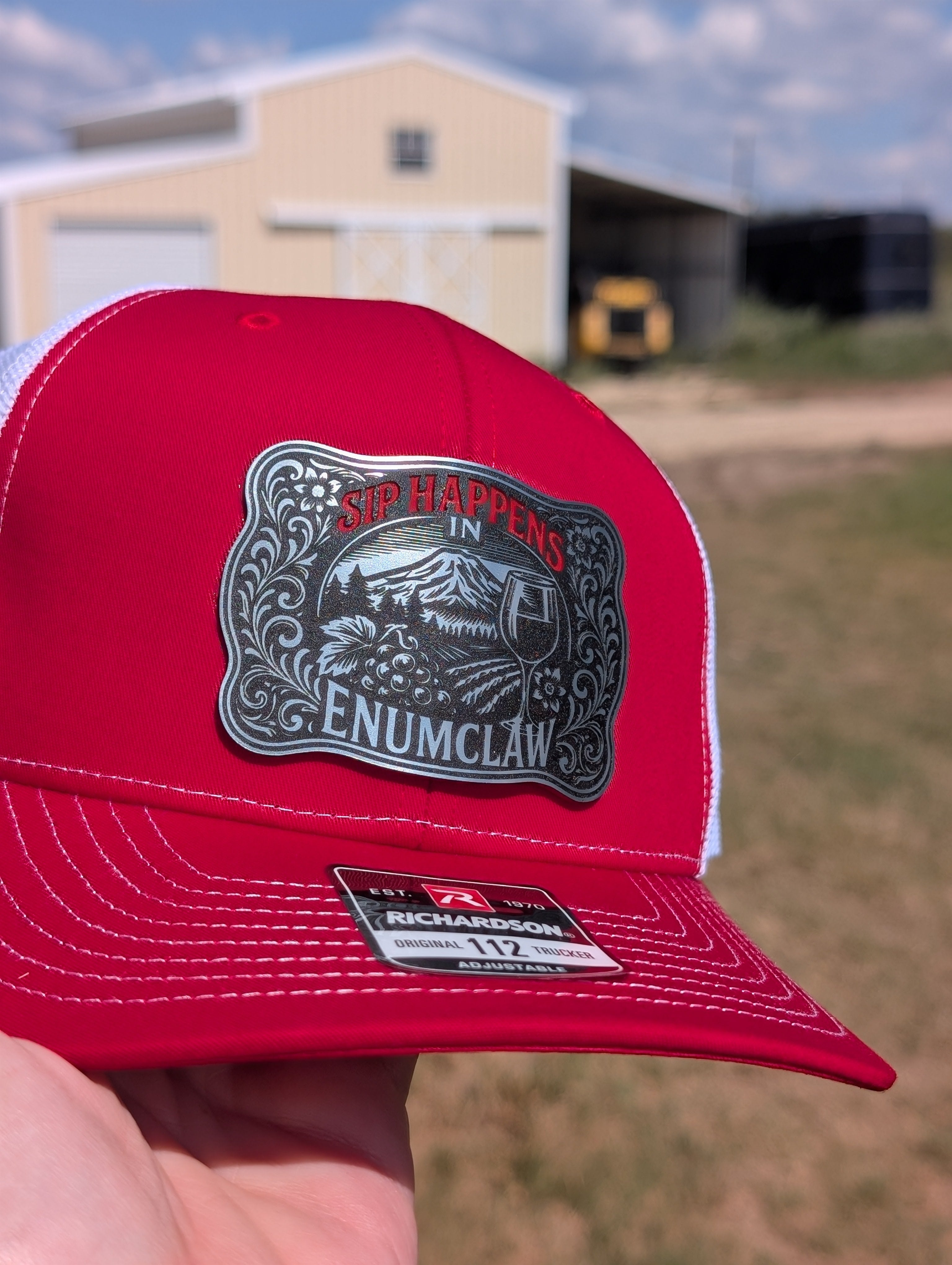 Sip Happens in Enumclaw - Richardson 112 Trucker Hat