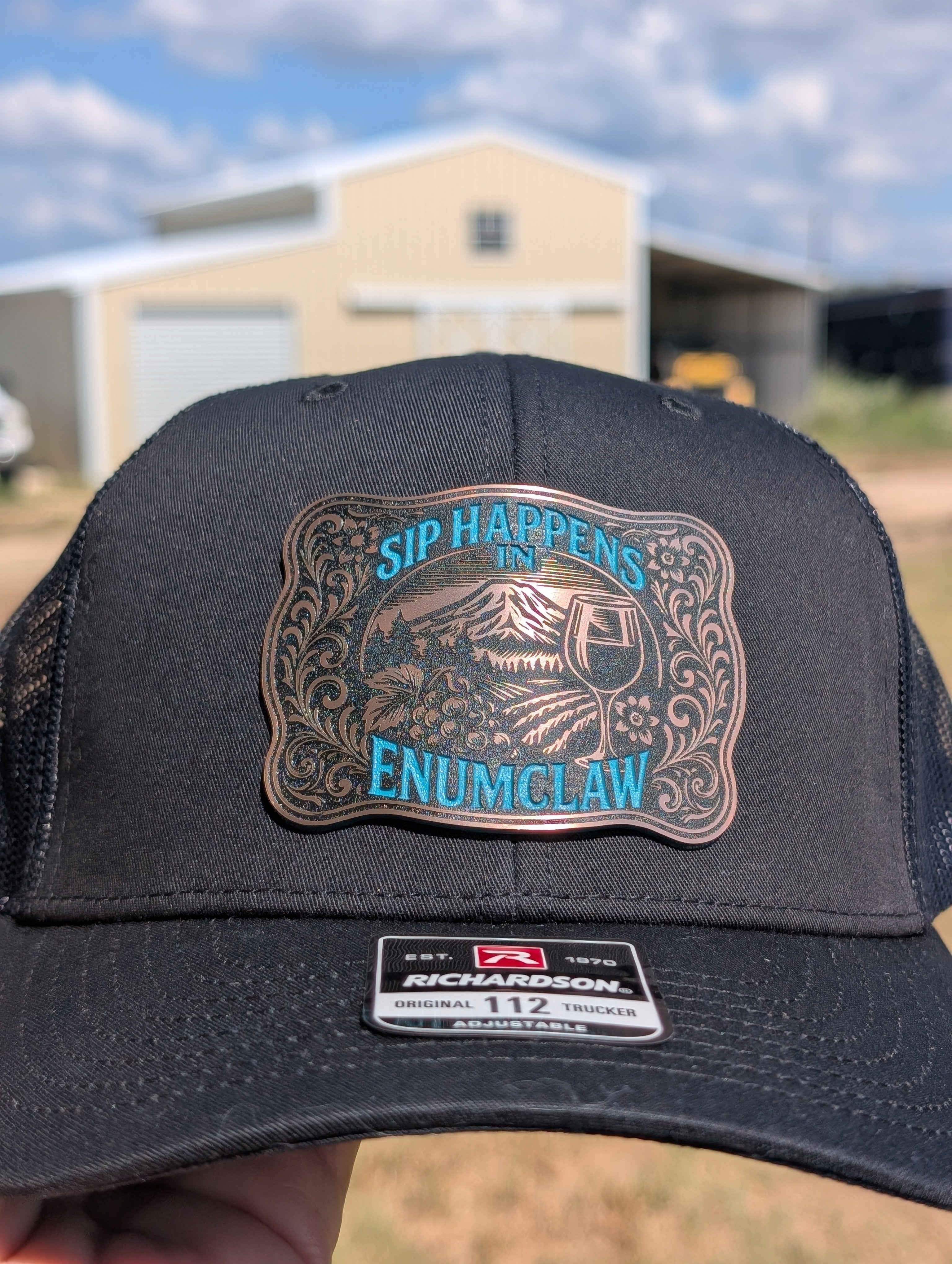 Sip Happens in Enumclaw - Richardson 112 Trucker Hat