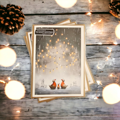 Winter Wonderland Duck Family Christmas Card