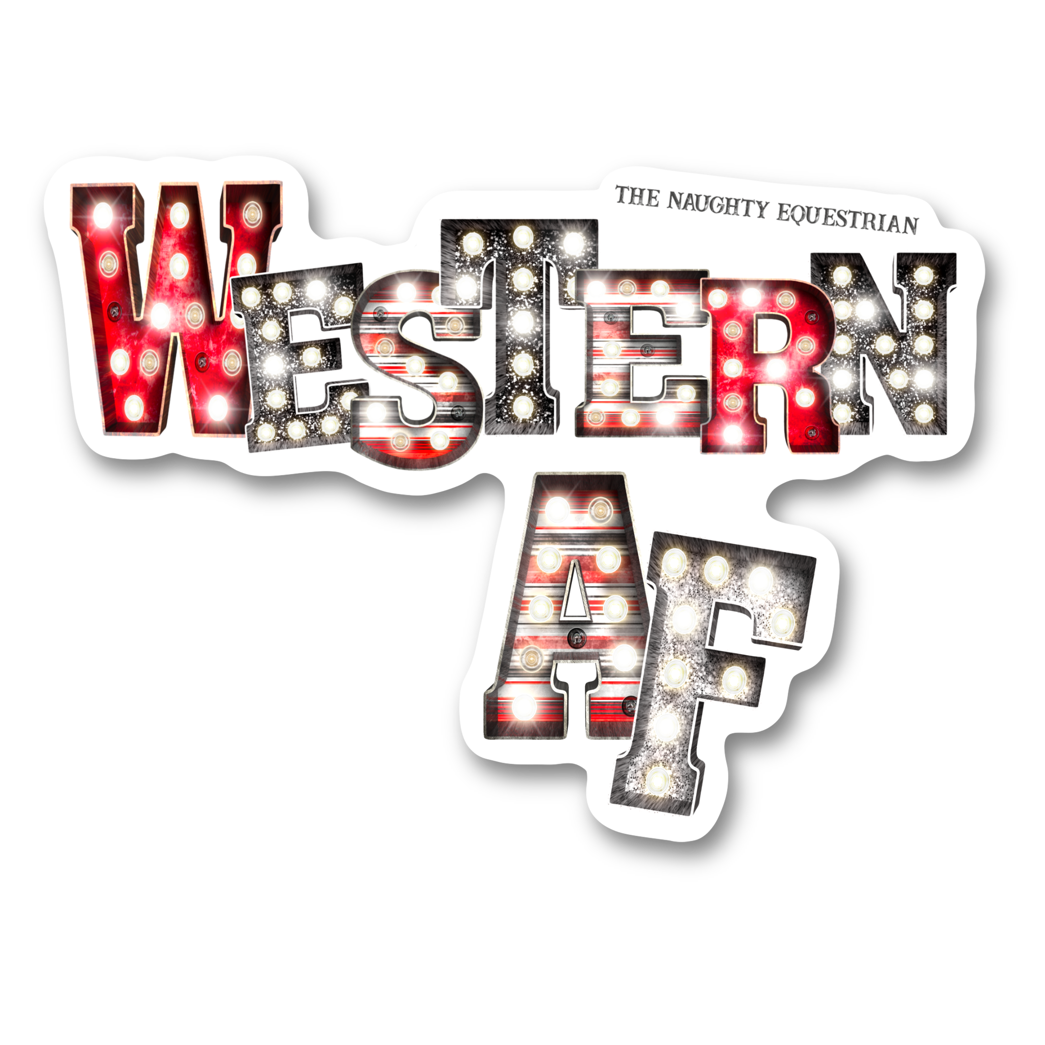 Western AF Rodeo Sticker