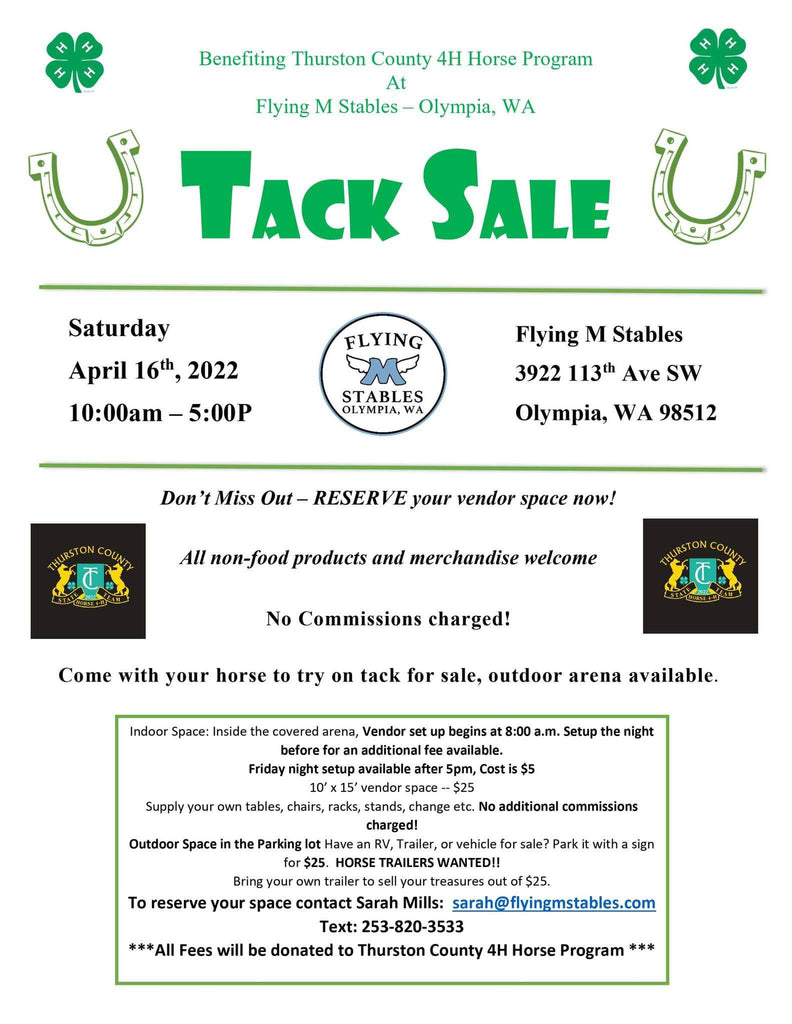 The Naughty Equestrian Pop U - Flying M Stables Tack Sale (4/16)