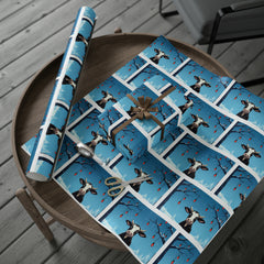 Cow Ornament Western Christmas Wrapping Paper