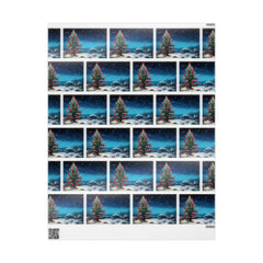 Desert Cactus Holiday Christmas Wrapping Paper