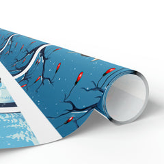 Cow Ornament Western Christmas Wrapping Paper