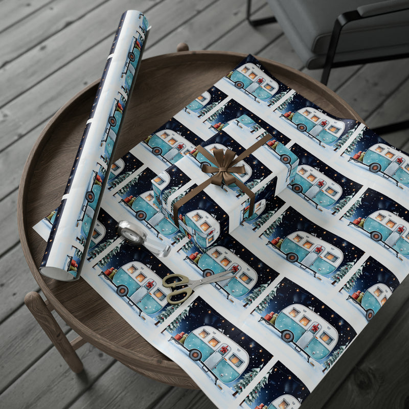 Camper Holiday Christmas Wrapping Paper