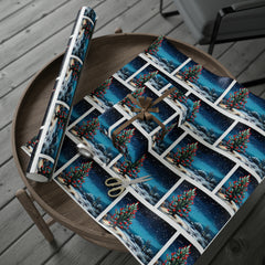Desert Cactus Holiday Christmas Wrapping Paper