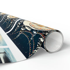 Country Camper Holiday Lights Christmas Wrapping Paper