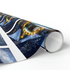 Farm Truck Lights Country Christmas Wrapping Paper