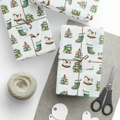 Gingerbread Country Christmas Wrapping Paper