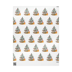 Rocking Horse Christmas Wrapping Paper