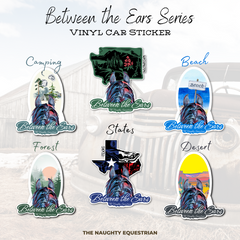 Mississippi Between the Ears Series Sticker, Vinyl Car Decal