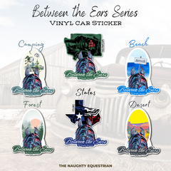 Colorado Between the Ears Series Sticker, Vinyl Car Decal