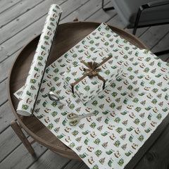 Gingerbread Country Christmas Wrapping Paper