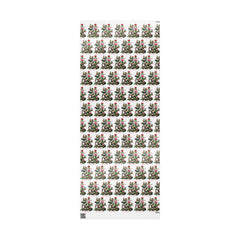 Cowhide Christmas Cactus Western Wrapping Paper