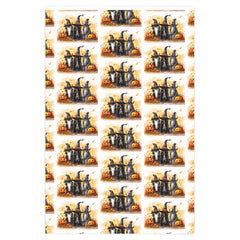 The Naughty Equestrian Wholesale Supplier Horsey Pocus Halloween Wrapping Paper
