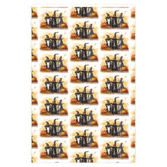 The Naughty Equestrian Wholesale Supplier Horsey Pocus Halloween Wrapping Paper