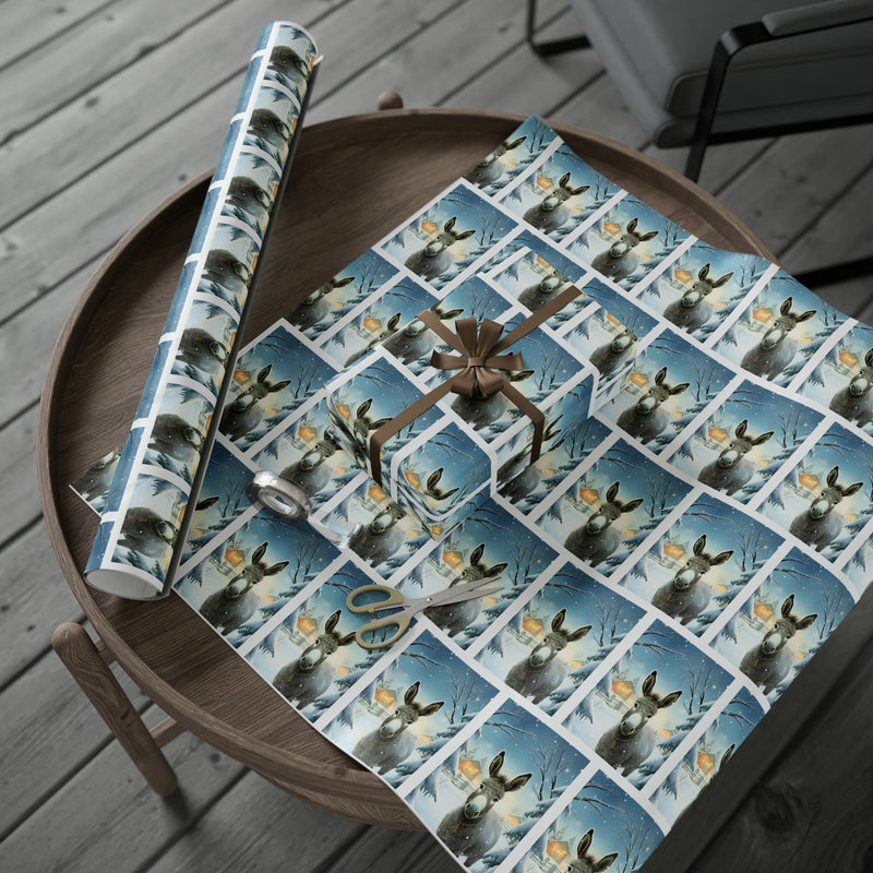 Donkey Holiday Wrapping Paper
