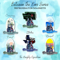 Mississippi Between the Ears Series Refrigerator Magnet, Western Magnet
