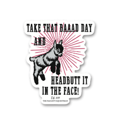 Baad Day Goat Lover's Farm Animal Sticker