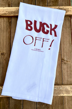 The Naughty Equestrian Wholesale Boutique Supplier Buck Off Western Cotton Kitchen Tea Towel