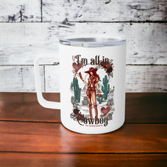 I'm All in Cowboy Western Mug, Camp Cup