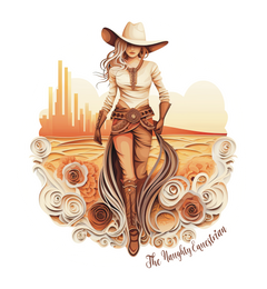 Desert Cowgirl Sticker, Western Decal
