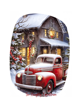 Farm Truck Holiday Country Sticker