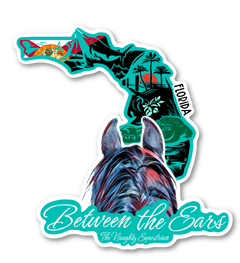 Florida Between the Ears Series Refrigerator Magnet, Western Magnet