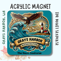 Grays Harbor Fridge Magnet