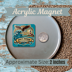 Grays Harbor Fridge Magnet