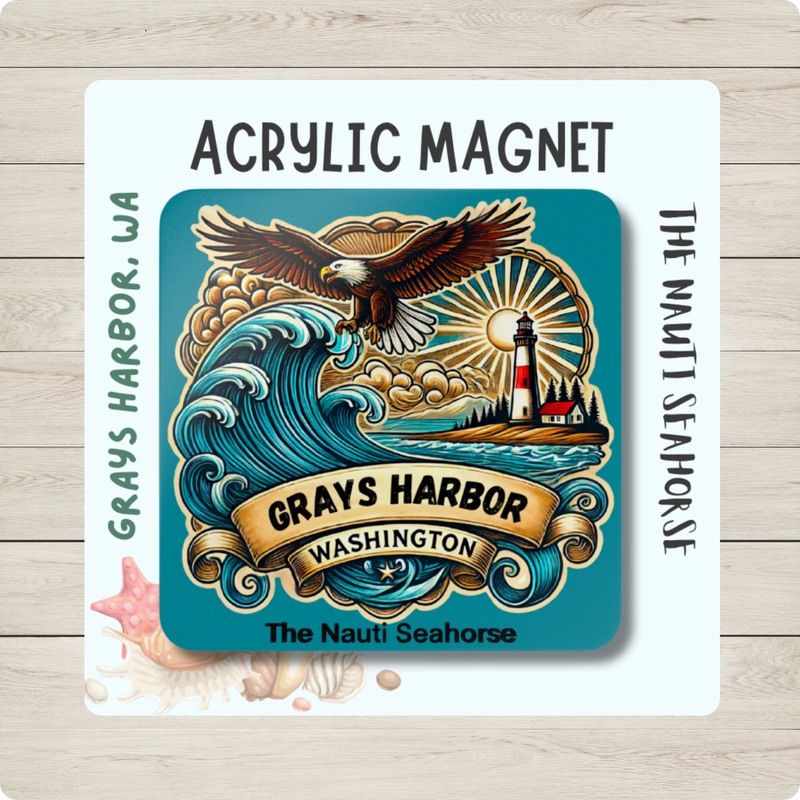 Grays Harbor Fridge Magnet