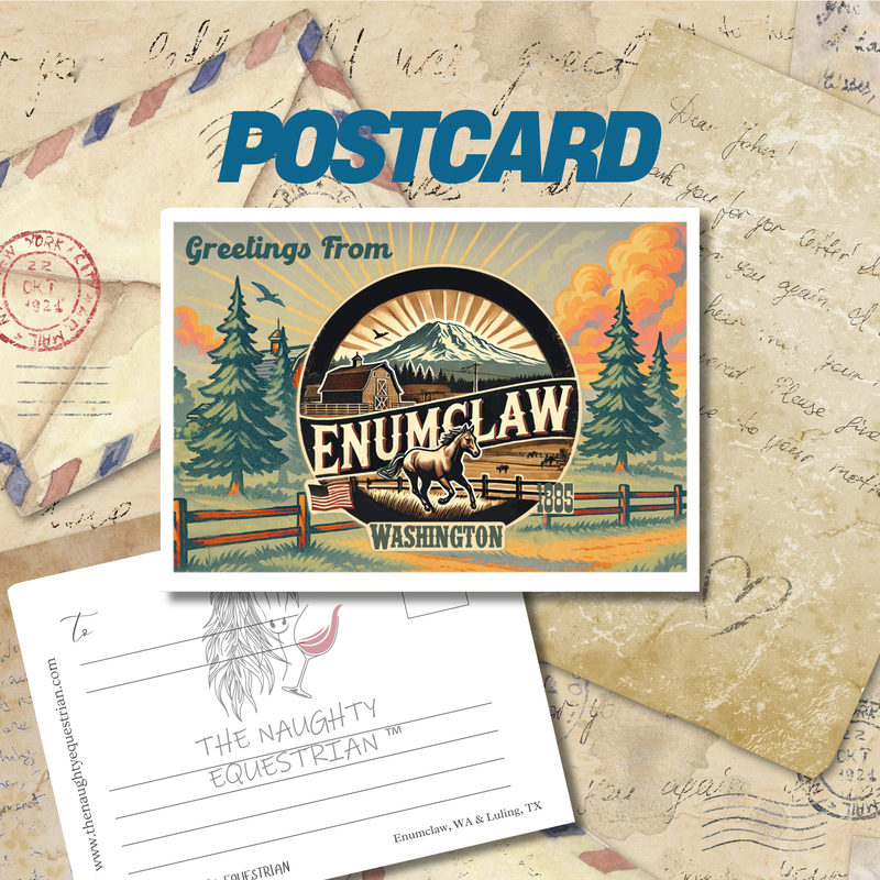 Greetings from Enumclaw 1885, Washington City Postcards, 5x7 Glossy Collectibles