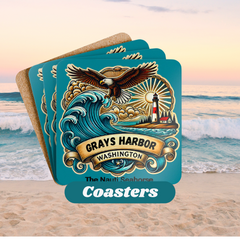 Grays Harbor Seagull Bar Coaster