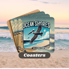 Ocean Shores Heron Bar Coaster