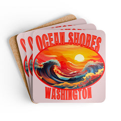 Ocean Shores Sunrise Bar Coaster