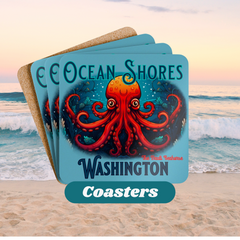 Ocean Shores Octo Bar Coaster