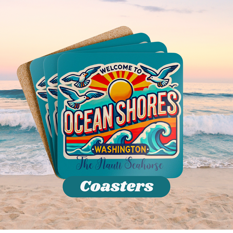 Ocean Shores Seagull Bar Coaster
