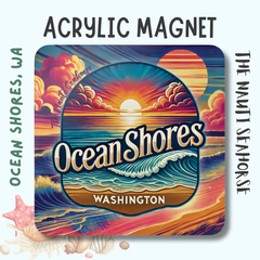 Ocean Shores Sunset Fridge Magnet

Capture the essence of beachy vibes with our Ocean Shores Sunset Fridge Magnet. This vibrant magnet features a stunning sunset scene from the coastal town of Ocean Shores, Washington. Keep your memories of the best beach sunsets alive (on your fridge) with this fun and decorative magnet.

Durable magnets can be used as fridge, desk, or decorative magnets.

Each magnet is a 2"x 2" square with a 5 mm-thick transparent acrylic top.