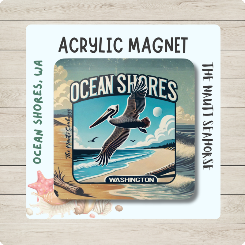 Ocean Shores Heron Fridge Magnet

Add a touch of whimsy to your kitchen with the Ocean Shores Heron Fridge Magnet. This playful blue heron magnet captures the serenity of the Washington coastline, showcasing the graceful bird in flight. Perfect for nature lovers and coastal decor enthusiasts.

Each magnet is a 2