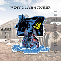 Oregon Between the Ears Series Sticker, Vinyl Car Decal