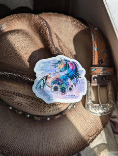 Watercolor Horse Sticker