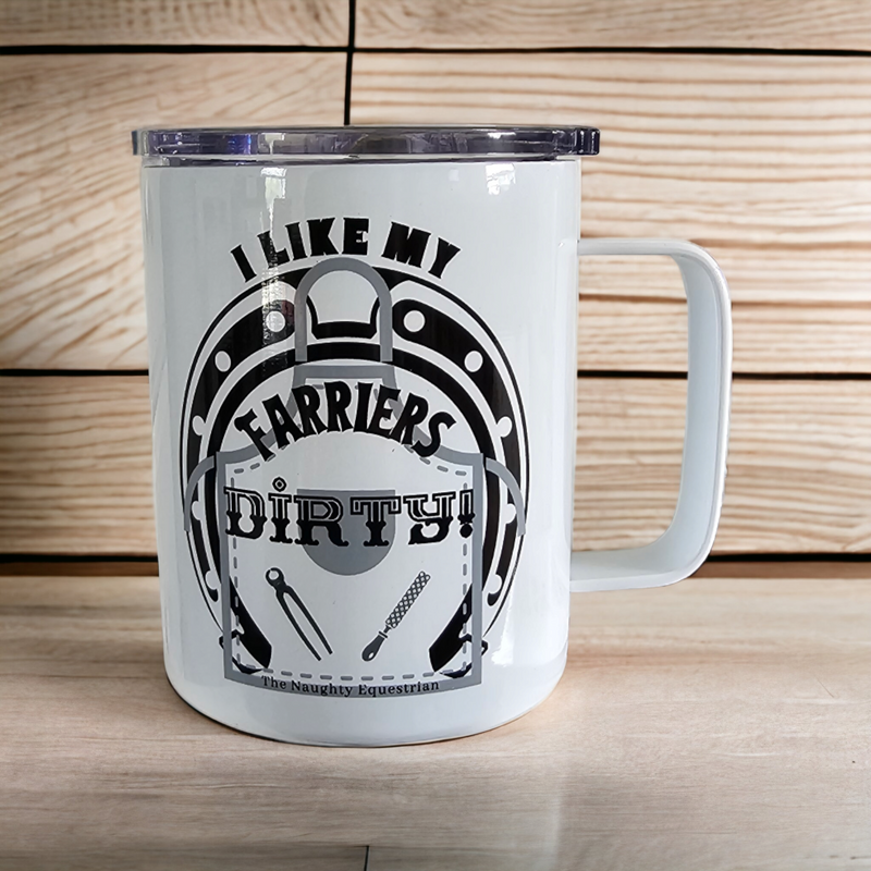 I Like My Farriers Dirty Western Mug, Camp Cup