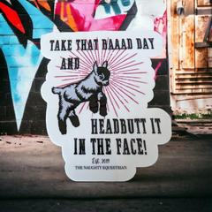 Baad Day Goat Lover's Farm Animal Sticker