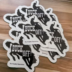 Buck Off Horse Rodeo Sticker