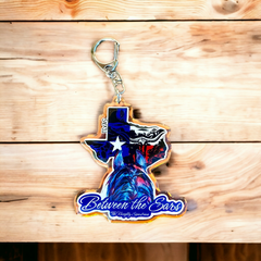 Texas Between the Ears Series Keychain
