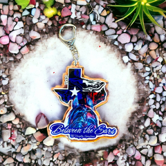 Texas Between the Ears Series Keychain