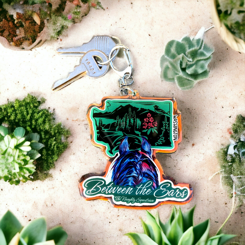 Washington Between the Ears Series Keychain