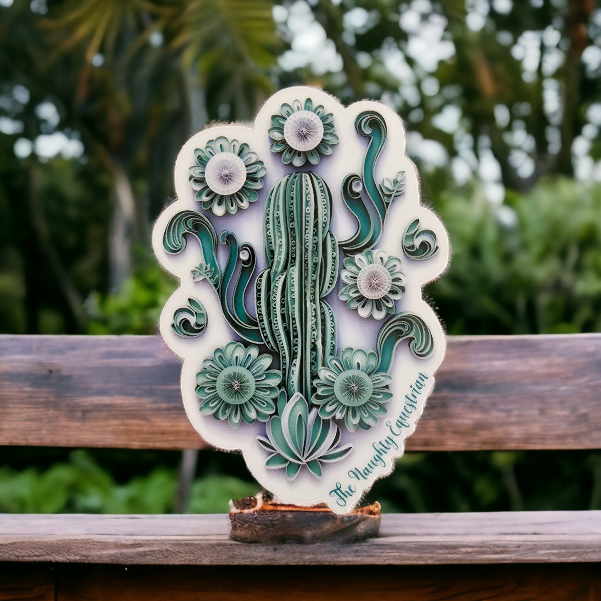 Cactus Sticker, Western Decal